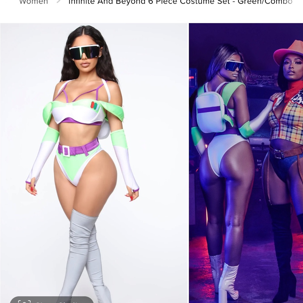 Fashion Nova buzz light star costume never worn